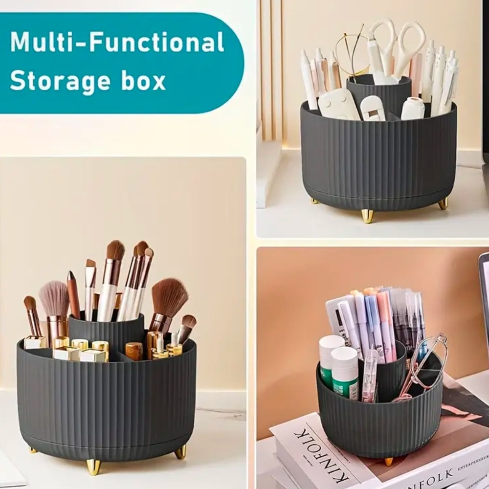 Rotating Makeup Brush Organizer - Picture 3 of 3